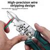 Wire Stripper 16 In 1 Multi Tool Pliers with Voltage Tester Crimping Cutting and Stripping for Electricians and Technicians