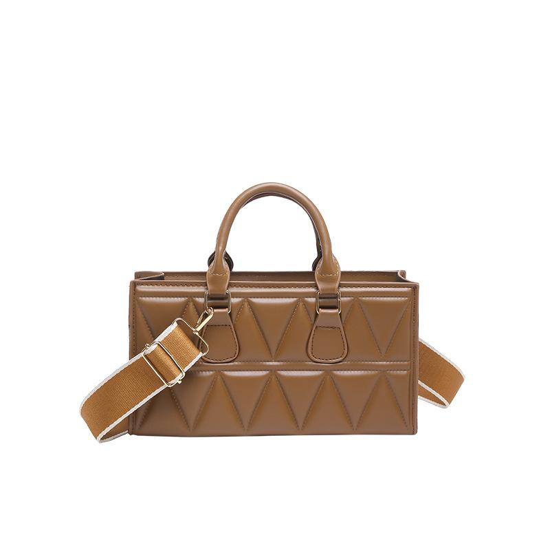 Premium Bag New Fashionable Large-capacity Versatile Solid Color Portable Small Square Bag Broadband Messenger Bag