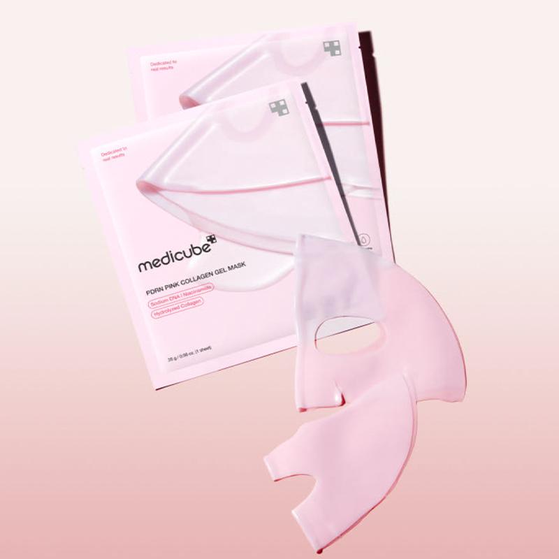 medicube PDRN Pink Collagen Gel Mask (4 Sheets / 1 Box)