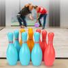 Bowling Set Party Game Sports Toys Ball and Pins Bowling Toy Plastic Funny Bowling Set Kids Indoor Ball Family Leisure Game TMZ