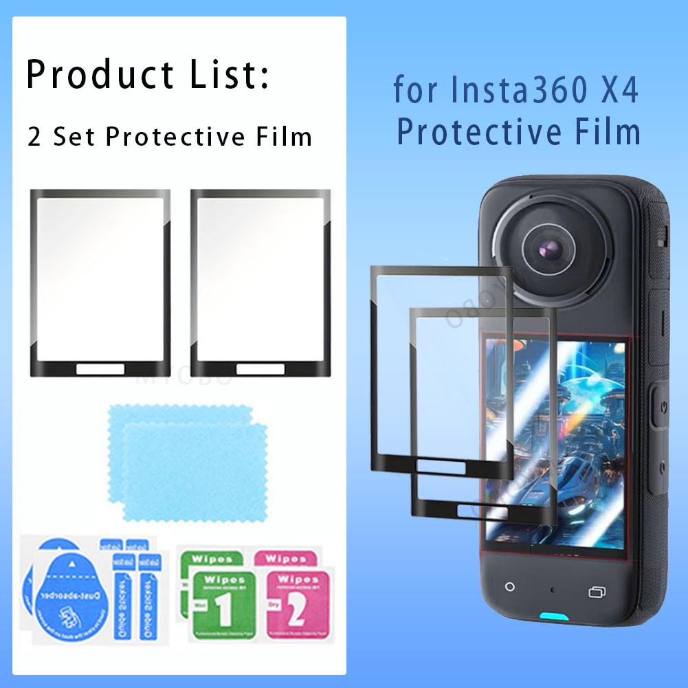 For Insta360 X4 Protective Case Mini Bag for Insta360 X4 Screen Protector Film for Insta 360 X4 Action Camera Accessories