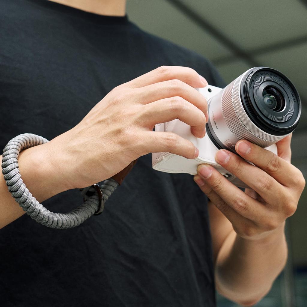 SmallRig Camera Leather Half Case Kit for Canon R50 V (White) 5431