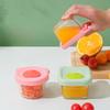 Baby's Complementary Food Bowl Glass Preservation Box Storage Steamable Egg Custard Dishes Tool for Infants Young Children