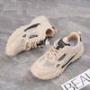 Spring and Autumn Breathable Mesh Shoes Korean Style Soft Sole Chunky Shoes Versatile Thin Shoes Sneakers