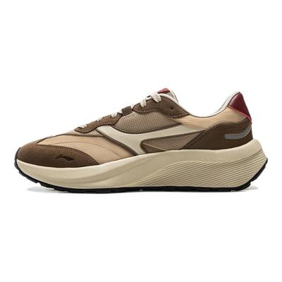 Li Ning Zheng Rong M500 Άνετα Ευέλικτα Ανθεκτικά στη Φθορά Αντιολισθητικά Χαμηλά Casual Παπούτσια Ανδρικά αθλητικά παπούτσια Καφέ AGCV055-1