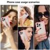 For iPhone 15 Pro Case Non-Slip Side Edge TPU+PC Matte Phone Cover