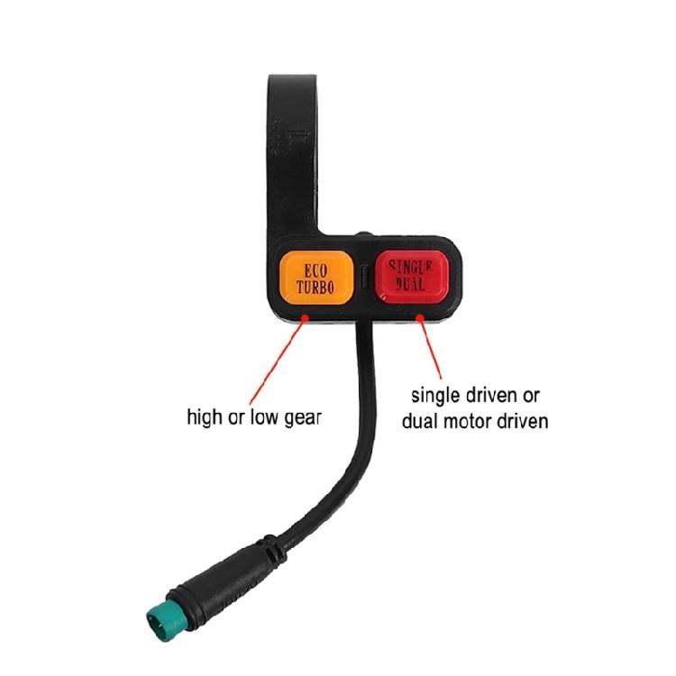 Precise Engineered Doublel Drive Control Switches 5 Pin Design With Headlight Feature For Scooter Motor And Light System