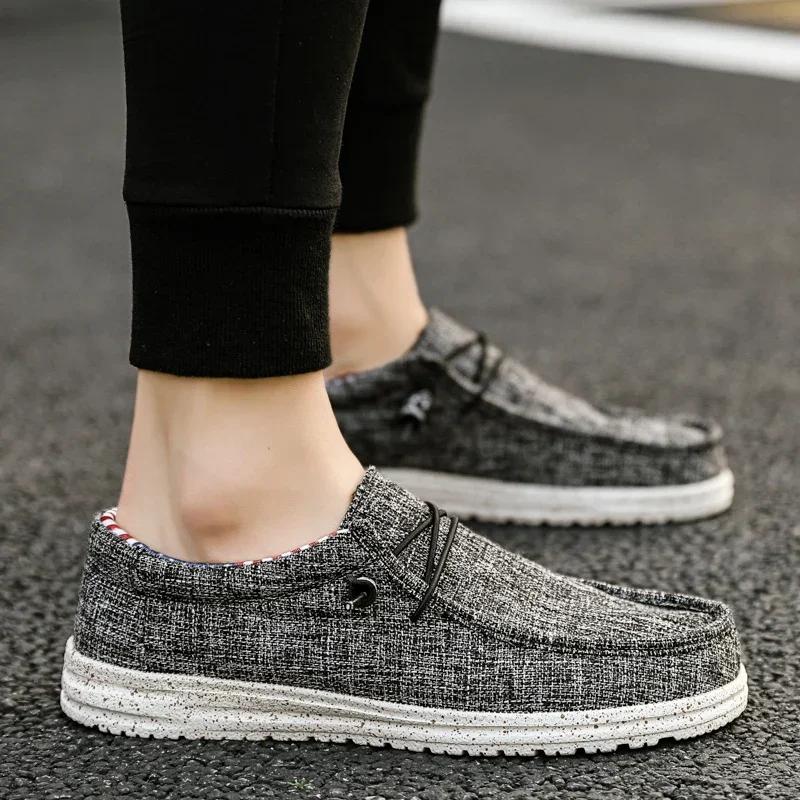 Men's Casual Shoes Light Non-slip Loafer Flat Shoes Outdoor Sneakers Vulcanized Shoes for Men