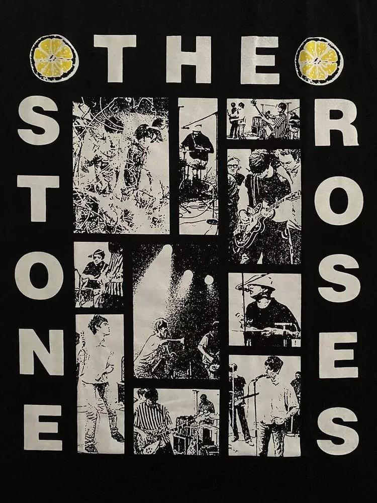 The Stone Roses Shirt, The Stone Roses Black T-shirt S-5XL BT942 Unisex T-Shirt XXL