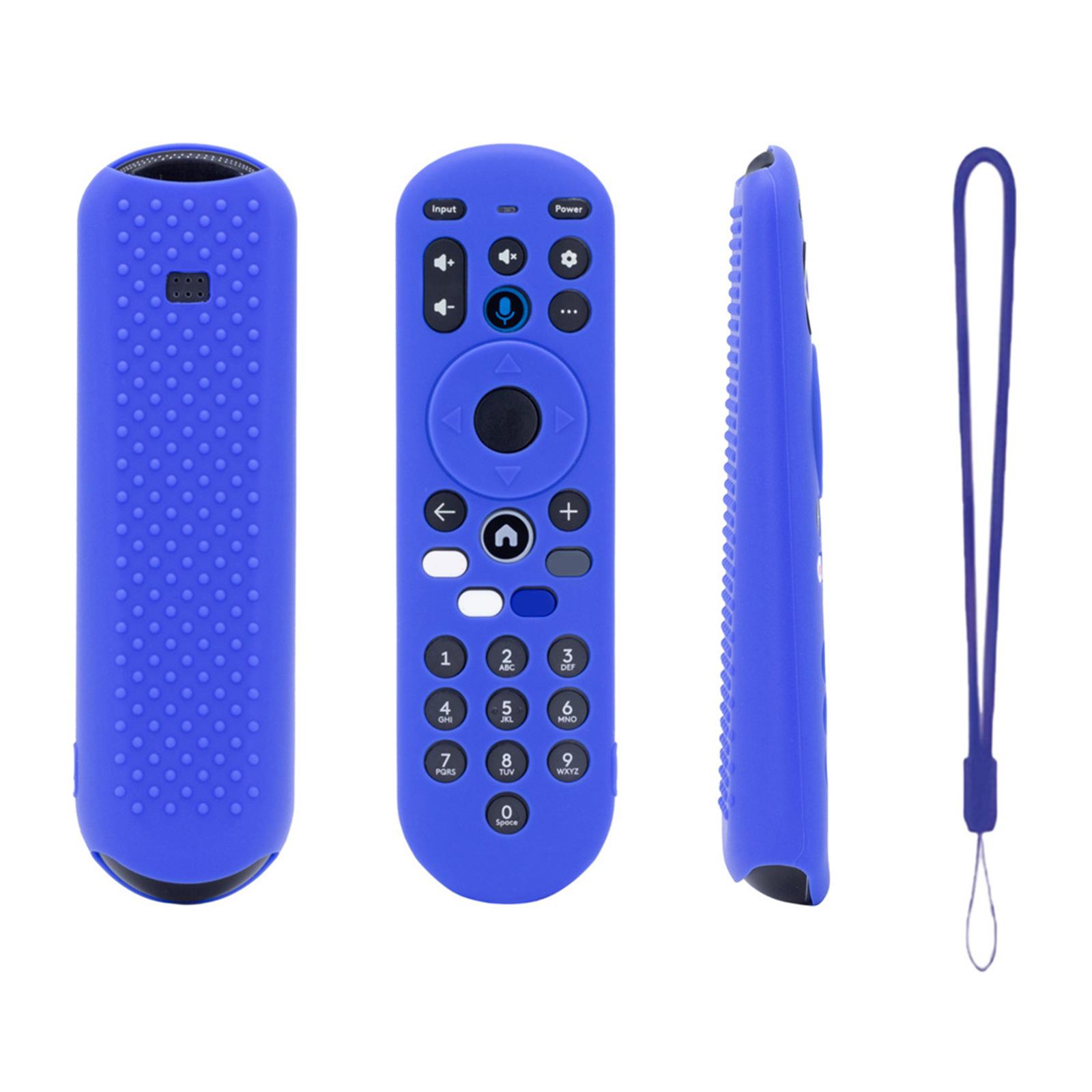 Silicone Remote Case Compatible for Xumo Remote Control Protective Cover Sleeve Silicone Protective Sleeve Shockproof Washable синий