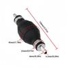 Pompa Carburante Manuale in Gomma e Alluminio Primer a Mano Pompa di Trasferimento Liquidi Olio Benzina Gasolio 6mm/8mm/10mm/12mm