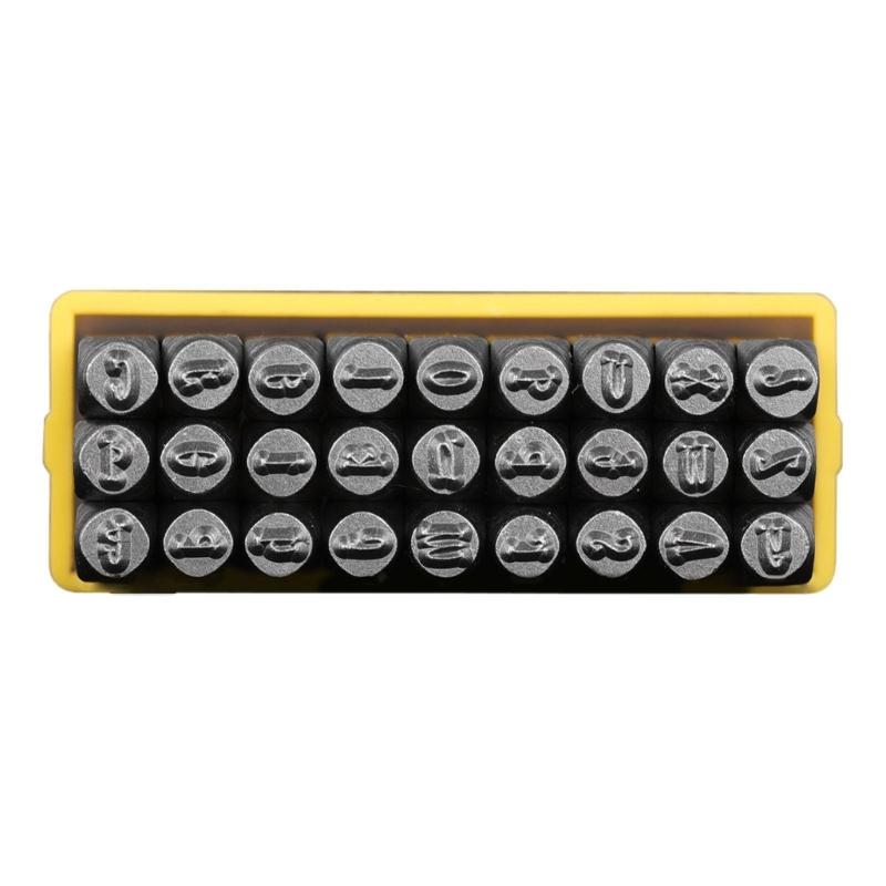 3mm Metal Number/Letter Stamper Metal Leather Punching Tool For Leather Embossing Jewelry Making Leather Stamping Tool