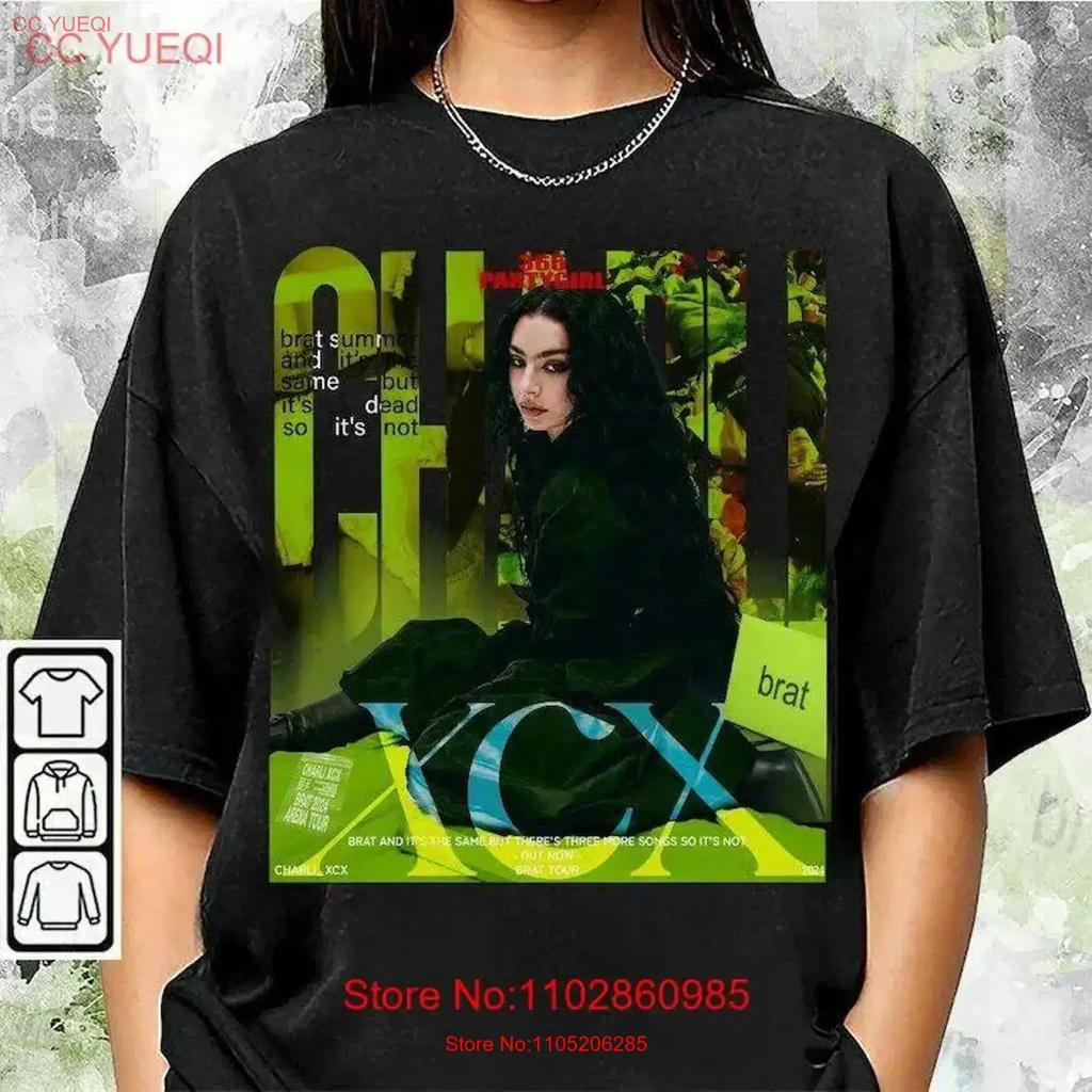 365 Party Girl Charli Xcx T Shirt Pop Music Brat Tour 90s Concerts Vintage Comfortable Fashion Casual