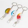 3Pcs 13CM/9G Fishing Lure Keychain Portable Long Tongue Artificial Minnow Bionic Bait Key Ring Fishing Enthusiasts Gift