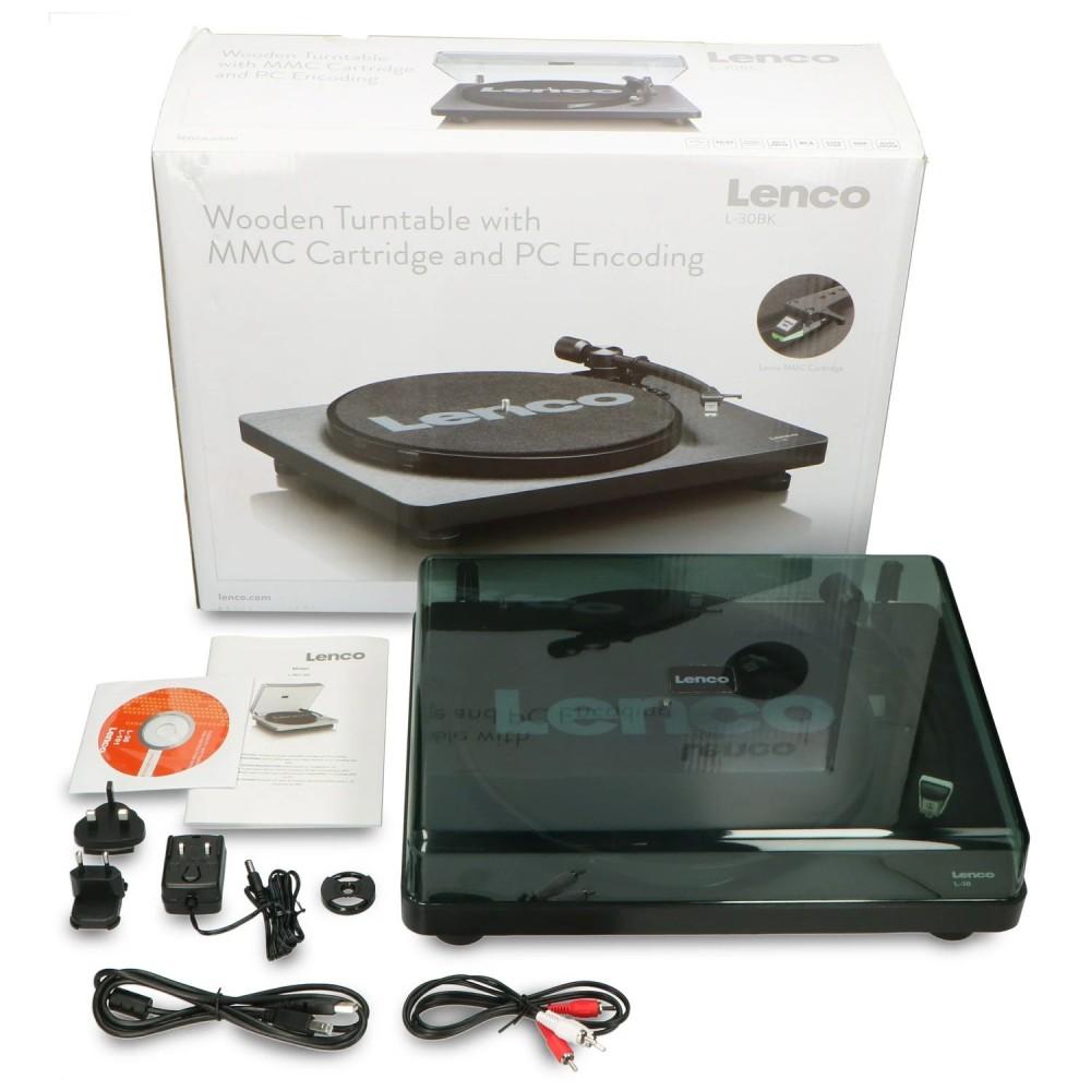 Grammophon Lenco L 30 - schwarz, Lenco