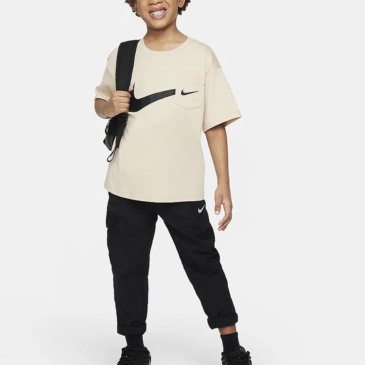 Nike T Shirt Sportswear Dune White Kids' HM4730-126