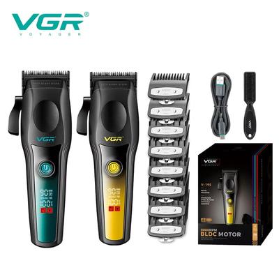 New High-end Durable Hair Clipper Metal Body Titanium Alloy Sharp Blade Hair Trimmer LCD Smart Digital Shaver Personal Care Products