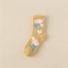 Women Candy Warm Socks Lady Heart Pattern Kawaii Thick Coral Fleece Warm Tulip Flower Winter Cotton Casual Socks Female