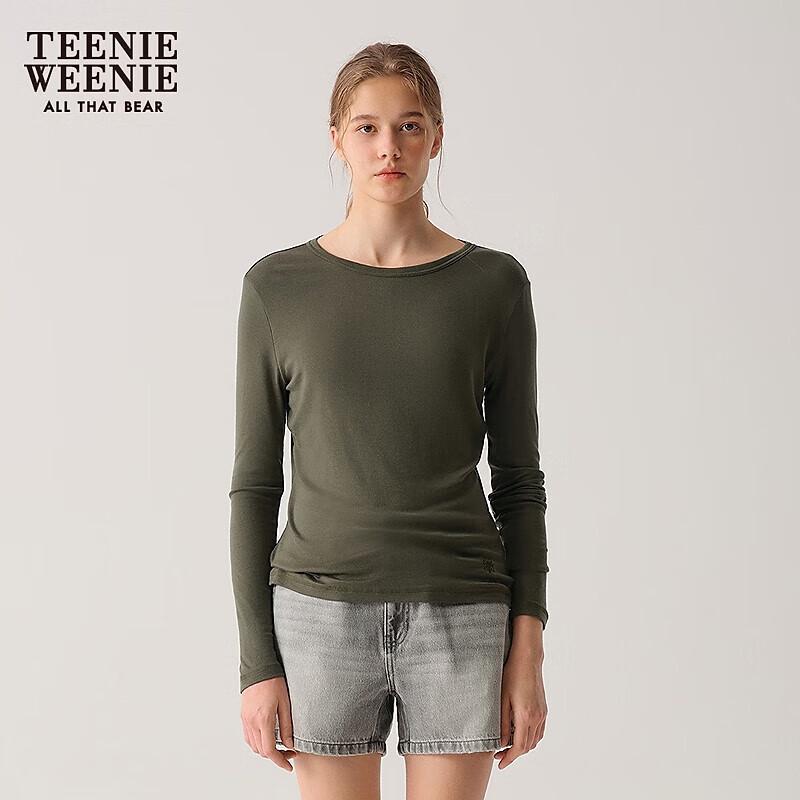 

Teenie Weenie Women s Basic Long Sleeve Round Neck T-Shirt 165