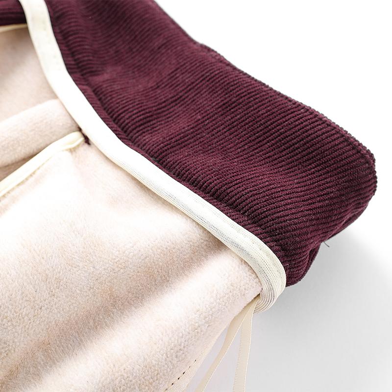 Dimanaf Winter Lange Hosen Damen Cord Gerade Harem Elastisch Uni Winter Taille Locker Neue