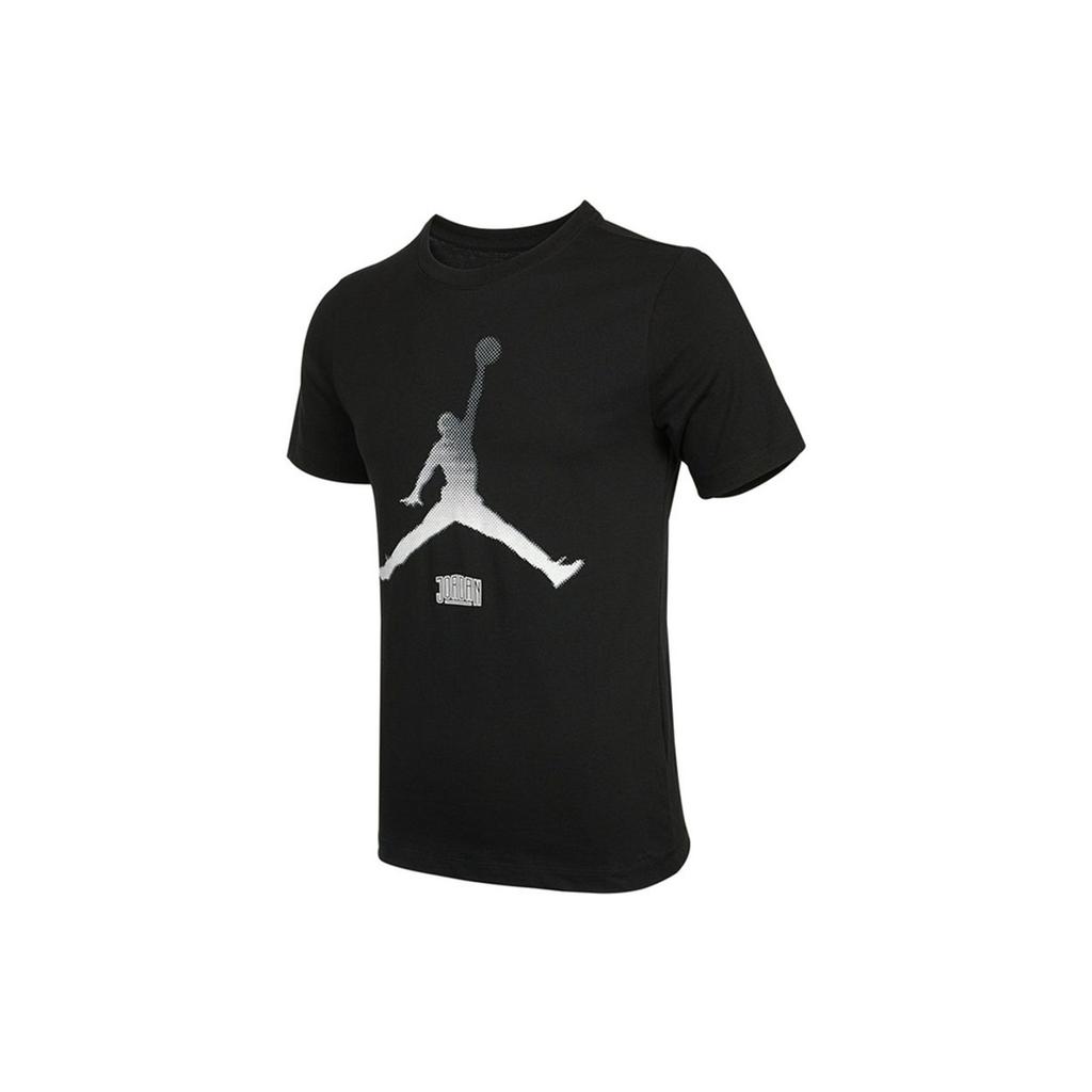 Jordan Jumpmanteecrew T Shirts Men's Black Crew Neck Moderate Straight Fit DO8905-010
