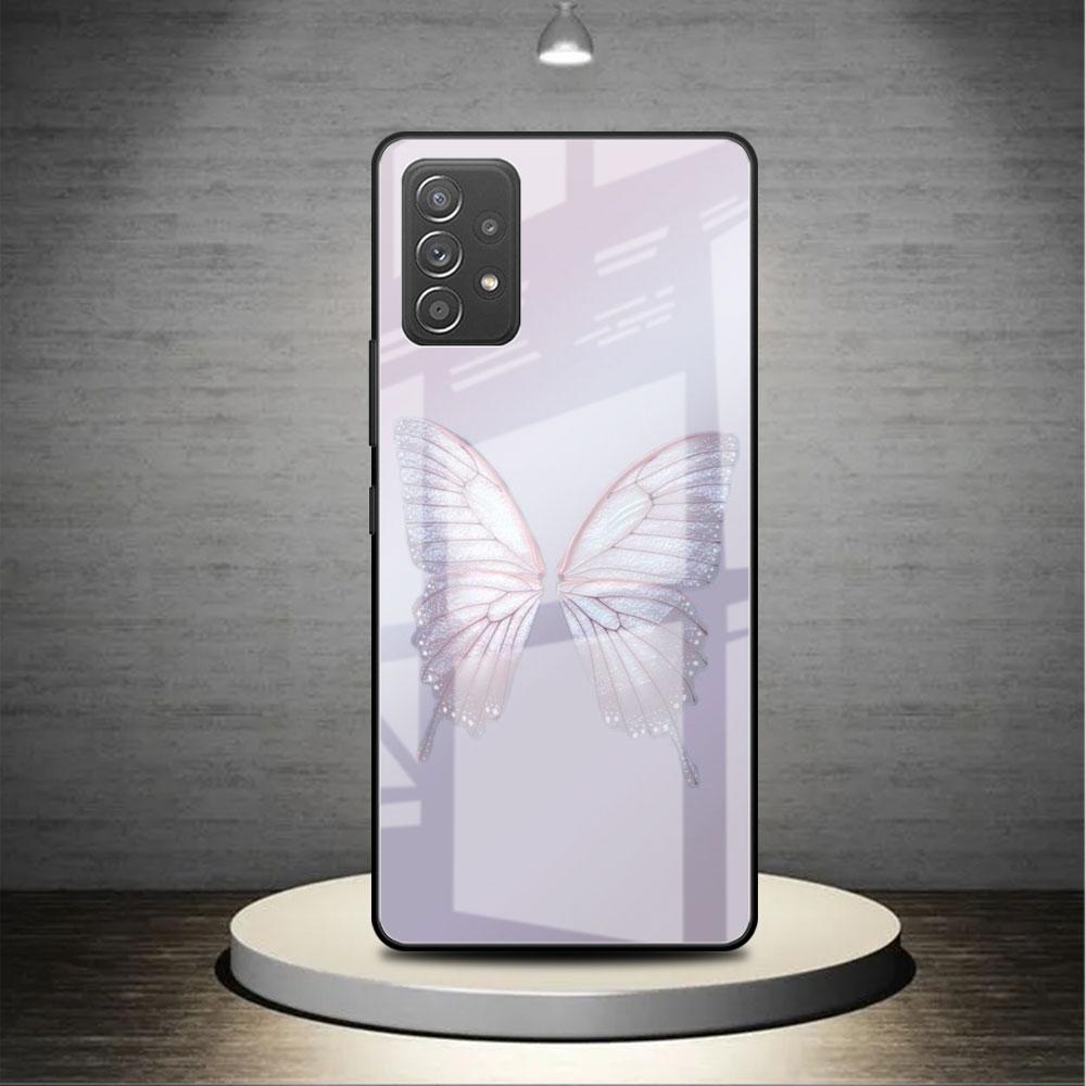 

Glass Case For Samsung Galaxy A52 A71 A50 A51 A70 A21s A31 A72 A10 A12 A30 A22 5G Phone Cover LOVE Heart Samsung A30