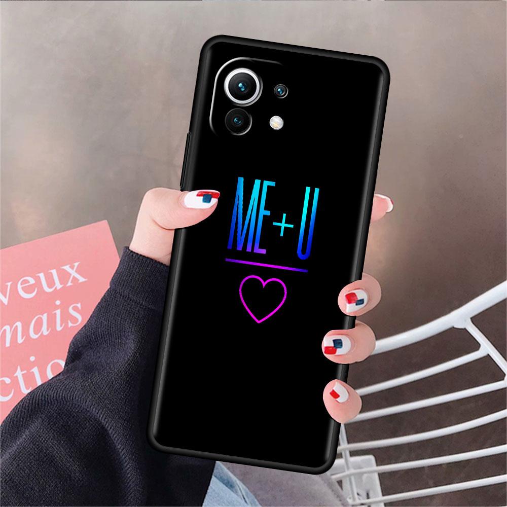 Cute Love Heart Funda Case For Xiaomi Mi 11 Lite 5G NE 11T Pro 10T 9T Note 10 12 12X 12S Ultra Soft Silicone Shell Phone Cover