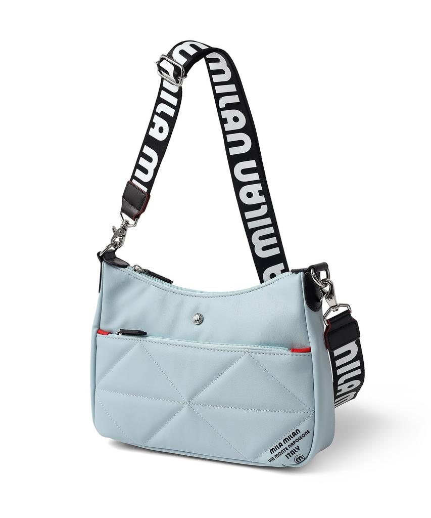 Miramilan Tetra Shoulder Bag, Men's, Boat Shape, No. 252122, Blue