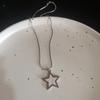 Pendant Necklace Y2k Neck Jewelry Star Pendant Choker Chain Choker Chain Necklaces Alloy Material Birthday Gift for Girl