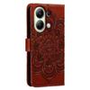 For Xiaomi Redmi Note 13 4G Case PU Leather Mandala Imprinted Design Wallet Phone Cover