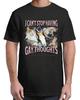 I Can't Stop Having Gay Thoughts Funny Cat Meme Vintage Adult S-4XL T-Shirt