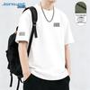 Jeanswest Men's Labyrinth Gray Print Short Sleeve T-Shirt
