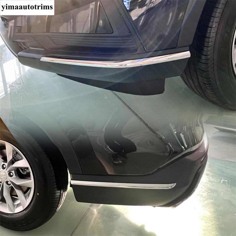 4 Stück Front Heck Stoßstange Ecke Schutz Wache Kratzfest Streifen Abdeckung Zierleiste Für Honda CR-V CRV 2024 Zubehör Exterieur
