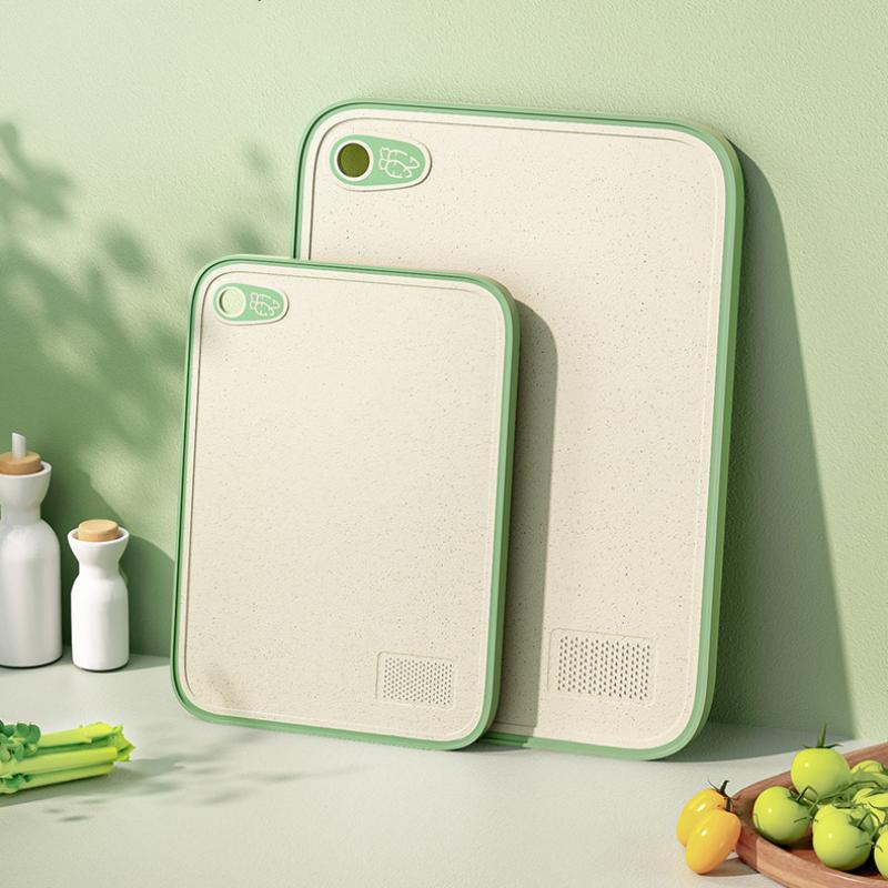 Double-Sided Antibacterial Cutting Board Anti-Mildew Anti-Slip Plastic Multi-Functional Fruit Sticky Board Home Kitchen Tool