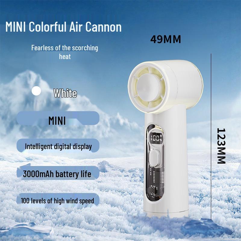 2025 High-Speed Mini USB Rechargeable Portable Handheld Fan 49*40*123mm
