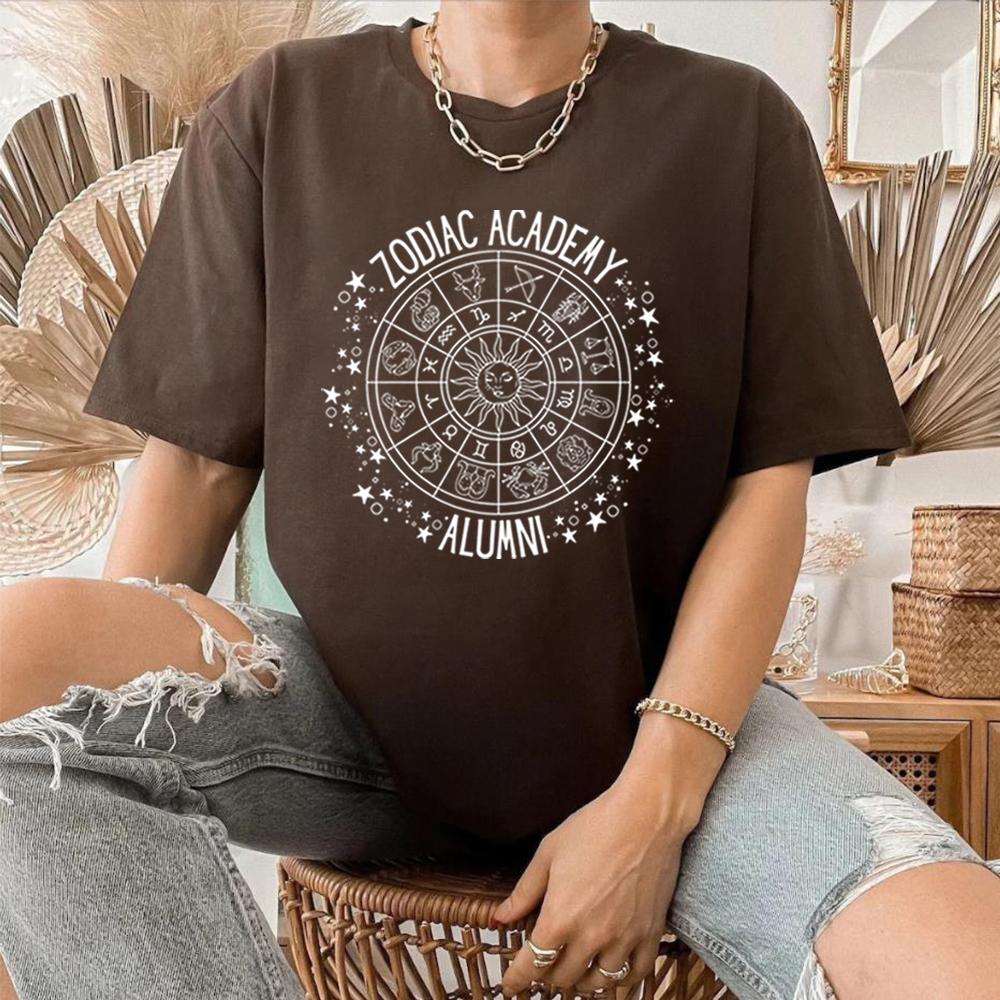 Zodiac Academy Alumni T Shirt Vega Twins Tshirt Vintage Zodiac Signs Shirt Star Constellations Shirt Unisex Graphic T Shirt