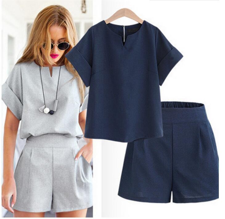 Short Pants Linen Clothes Suits at 
