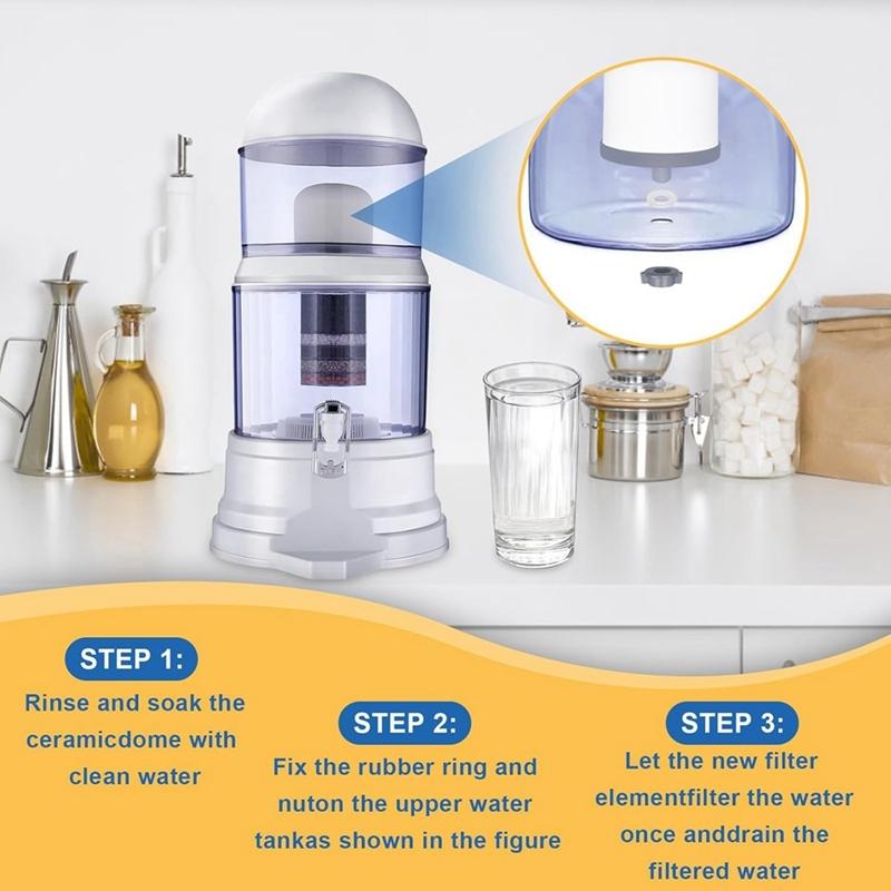 AD24-2Pc Replacement  Filter Magnetized Mineral Water Purifier Water Filter  Hemisphere Water Filters