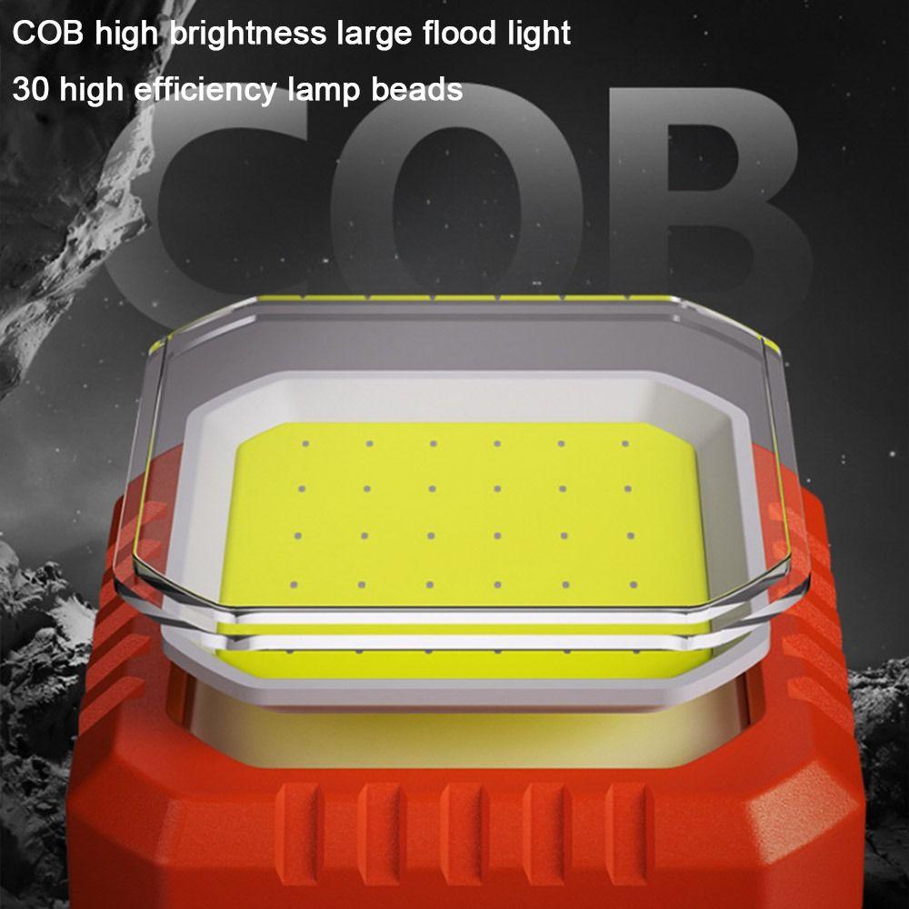 Strong Magnetic Adsorption Camping Lamp Adjustable Bracket Floodlight Outdoor Work Light  Emergency