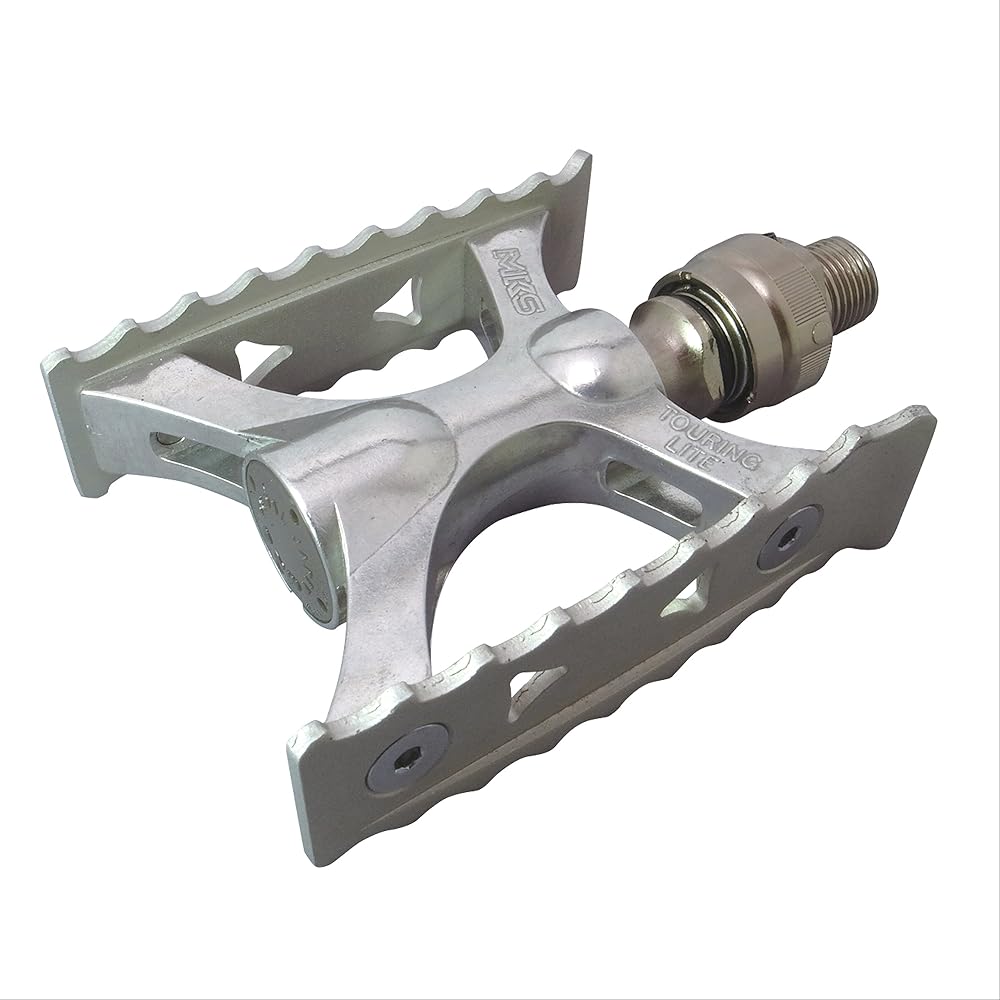 Mikashima Touring-Lite Ezy Superior Pedal Silver 528-00131 Lightweight Durable Bicycle Accessory
