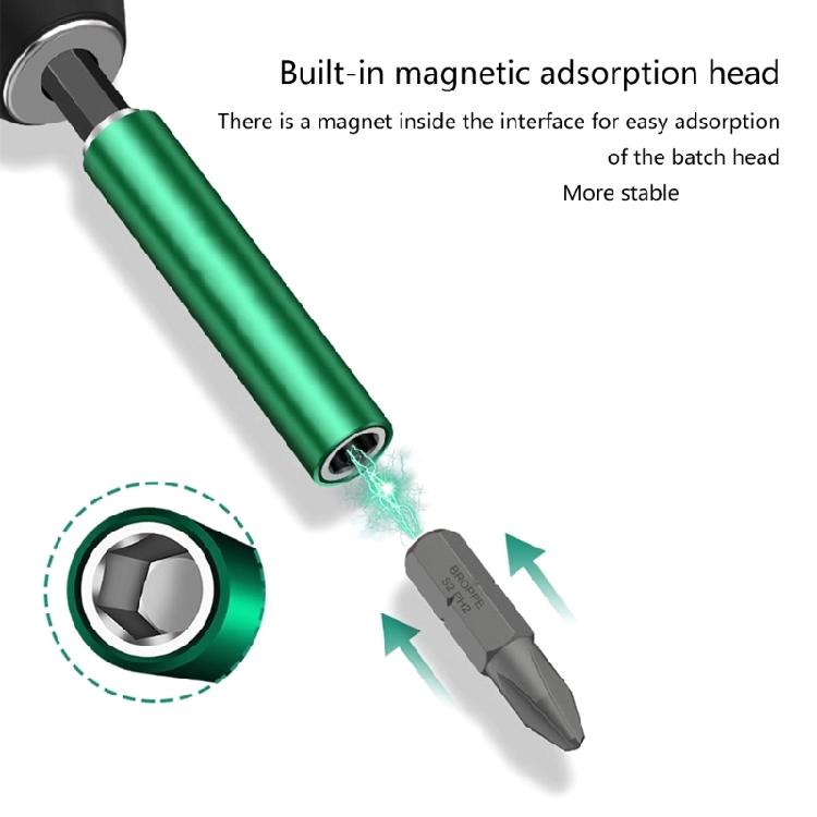 80/120mm Magnetic Bit Holder Impacting Driver 1/4inch Hex Steel Magnetic Extension