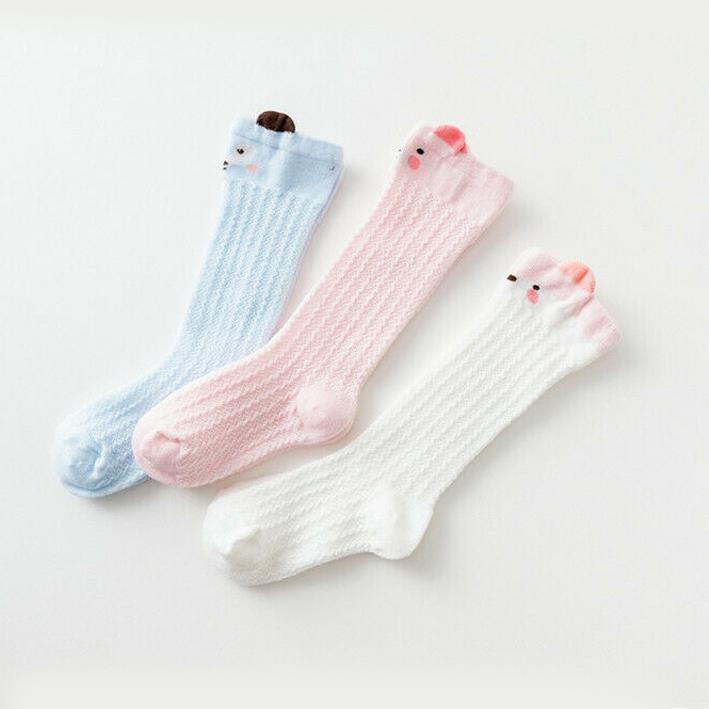 Toddler Baby Girl Stockings Knee High Stockings Cute Bow Thin Stockings