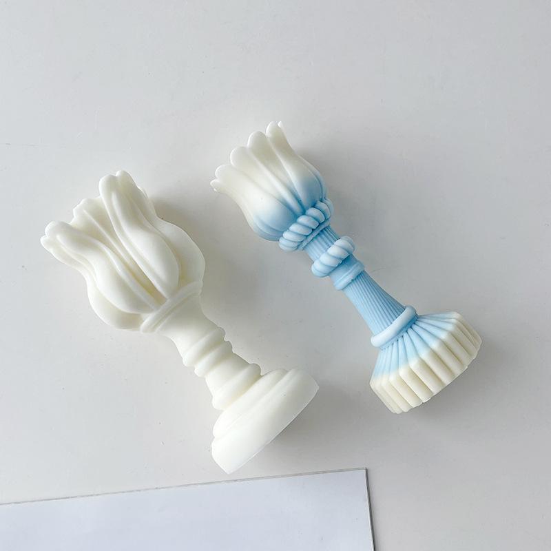 1 ks Ručně vyráběná vonná svíčka Sádra Pryskyřice Formy Diy Květiny Tulipán Silikonová forma Domácí Sušenky Čokoláda Cukroví Pečicí nástroj