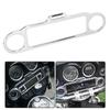Street Gliding Motorcycle Scooter Instrument Speedometer Bezel Speaker Stereo Accent Trim Rings Cover Eye Catching Frame