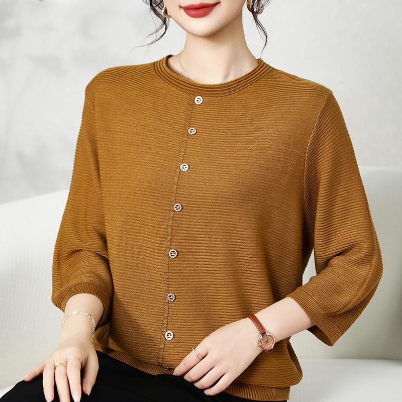 Qinghe Cashmere Women's 30% Cashmere Sweater - Soft & Warm Wool Blend Pullover