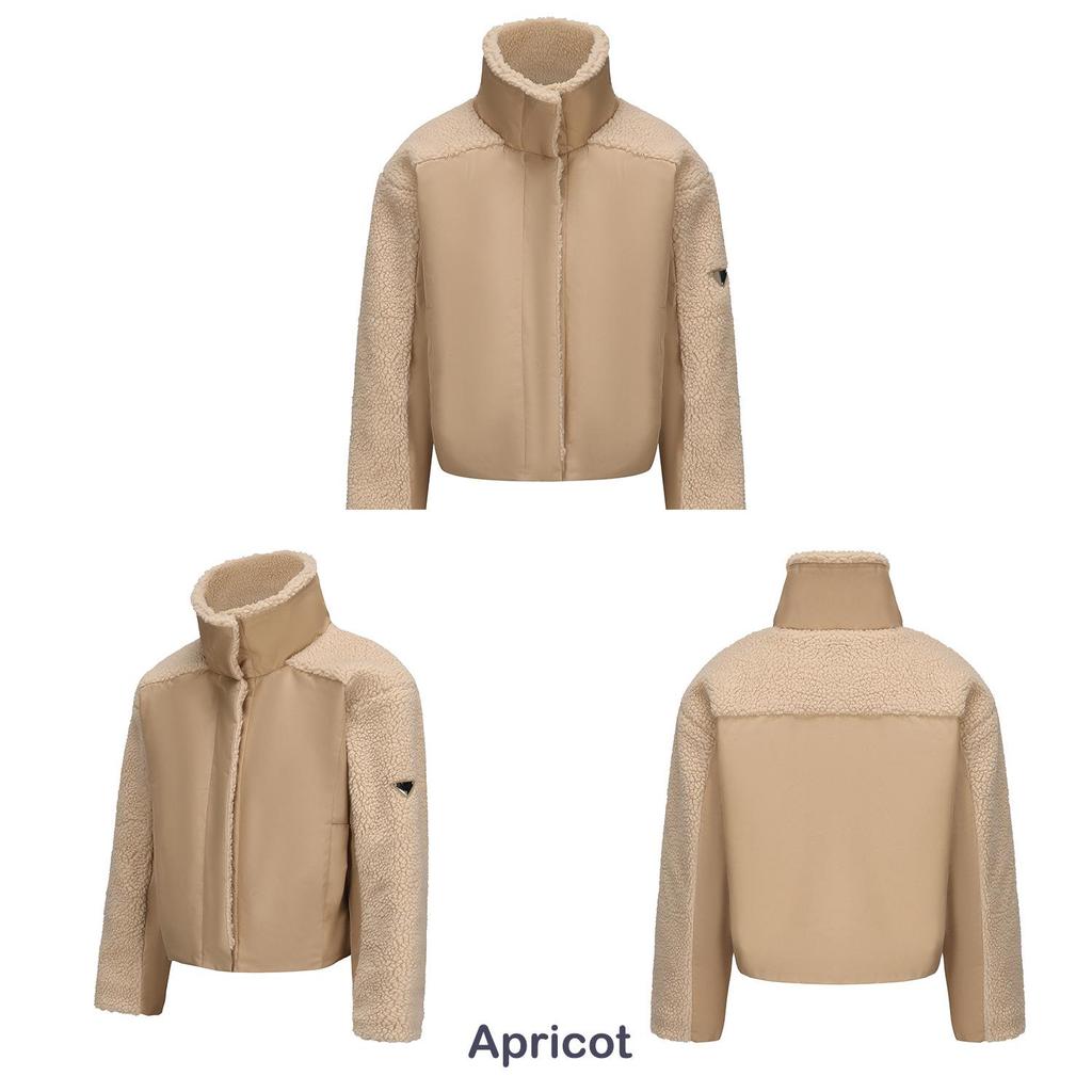 2025 Winter Retro Women's Long-Sleeve Lamb Wool Coat