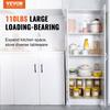 VEVOR Kitchen Pantry Cabinet, 60" Tall Food Pantry Storage Cabinet, 110LBS Freestanding Storage Cabinet Cupboard with 3 Shelves(2 Adjustable)
