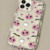 13 Halloween Pink Pumpkin Ghost Case For iPhone 16E 15 14 12 11 Pro Max XS X XR 8 7 Plus SE  Shockproof Clear TPU Bac Cover
