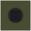 Solar LED Path Light 2 Pcs Olive Green Cold Rolled Steel