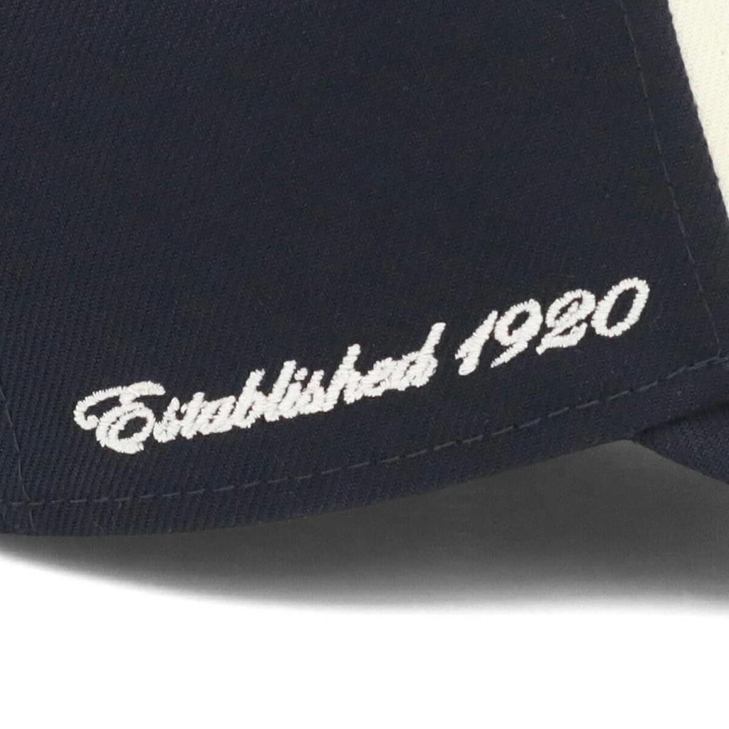 New Era 9FORTY A-Frame Classic NE Logo Cap ONSPOTZ Cloth Strap Chrome/Navy Free Size Hat